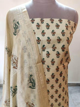Load image into Gallery viewer, Exclusive Katan Cotton Silk Screen Printed Unstitched Suit KCSS03 - Ethnic&#39;s By Anvi Creations