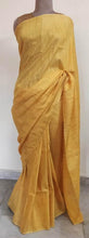 Load image into Gallery viewer, Exclusive Yellow Katan Ghicha Saree with Pure Ikkat Silk Blouse KG01 - Ethnic&#39;s By Anvi Creations