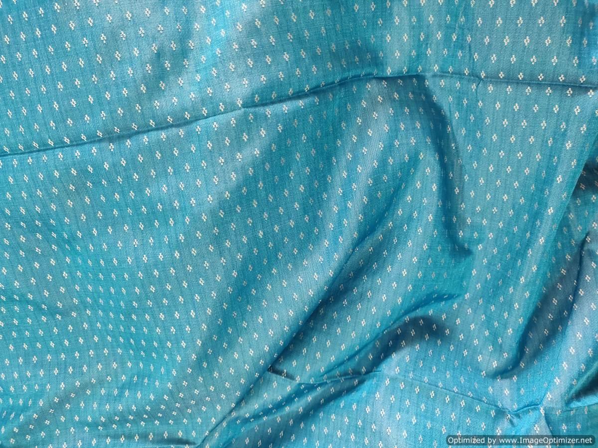 Designer Light Blue Striped Linen Cotton Saree ND12-Anvi Creations-Handloom saree,Linen Saree