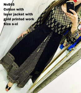 Latest 50 Double Layered Kurti Designs For Women 2022