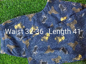 Blue Guff Cotton Lounge Pant Pajama PJ10 - Ethnic's By Anvi Creations