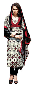 Designer Black Embellished Bhagalpuri Dress Material SC6465B-Anvi Creations-Salwar Kameez