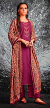 Load image into Gallery viewer, Pink Fine Pashmina with Shawl Dress Material EL09B - Ethnic&#39;s By Anvi Creations