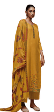 Charger l&#39;image dans la galerie, Mustard Yellow Fine Pashmina with Shawl Dress Material S1197B - Ethnic&#39;s By Anvi Creations