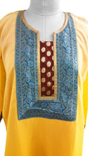 Load image into Gallery viewer, Yellow shaded Chiffon shaded with Semi-Stitched Kurta SC609-Anvi Creations-Kurta,Kurti,Top,Tunic