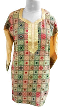 Charger l&#39;image dans la galerie, Multi Cotton Jequard weave Stitched Kurta Dress Size 42 SC611-Anvi Creations-Kurta,Kurti,Top,Tunic