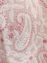 Load image into Gallery viewer, Designer Cotton Pink Chikan Long Kurti Kurta SC914 Size 38-Anvi Creations-Kurta,Kurti,Top,Tunic