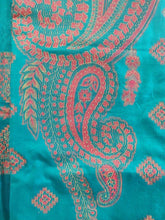 Charger l&#39;image dans la galerie, Turquoise Green Fine Pashmina Kani Zari Weave Salwar Kameez Dress Material SH09 - Ethnic&#39;s By Anvi Creations