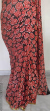 Load image into Gallery viewer, Floral Printed Chiffon Chinon Saree SHV04 - Ethnic&#39;s By Anvi Creations