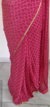 Load image into Gallery viewer, Floral Printed Chiffon Chinon Saree SHV06 - Ethnic&#39;s By Anvi Creations