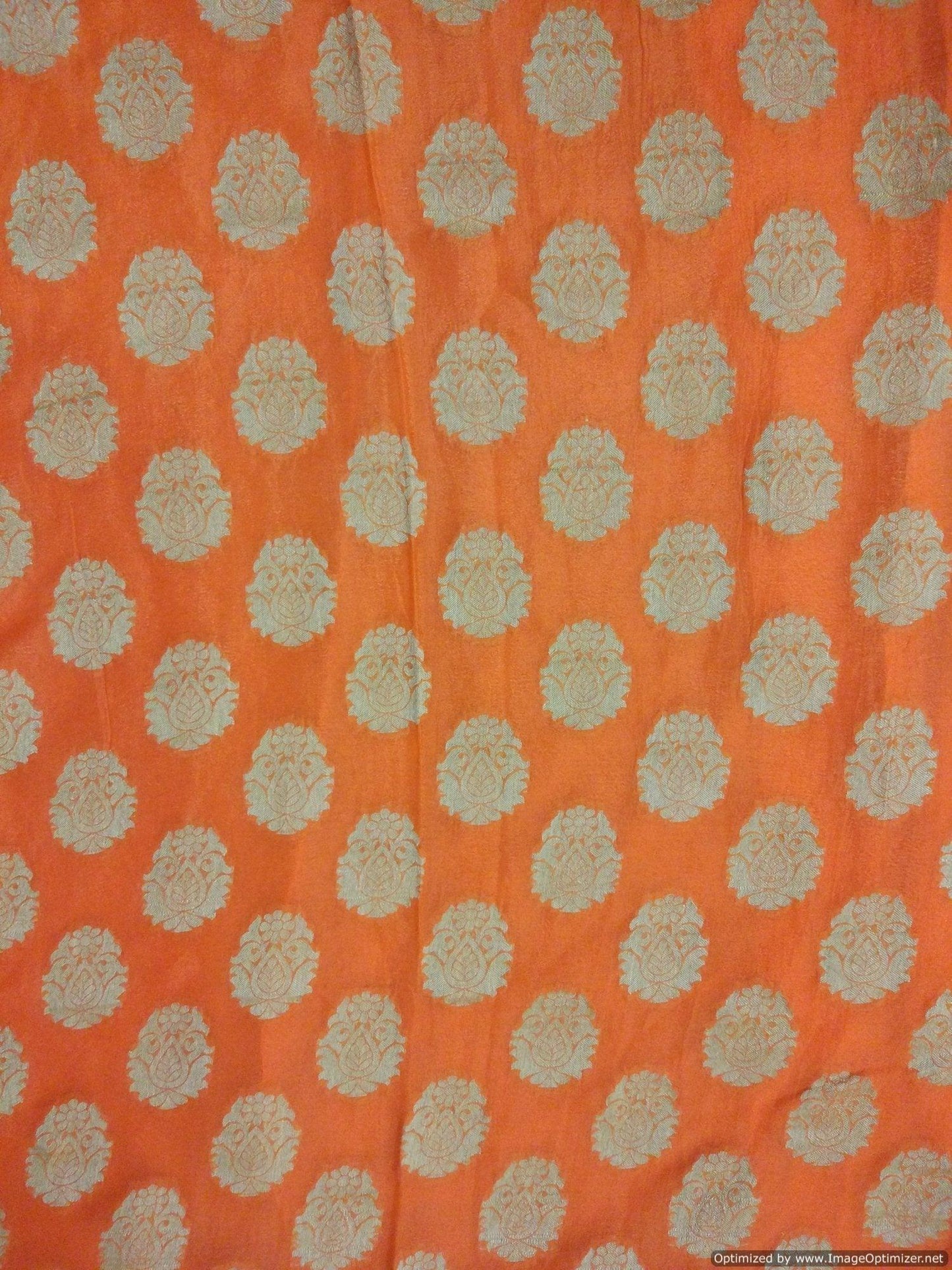 Designer Orange Banarasi Border Saree SP05-Anvi Creations-Boutique Saree
