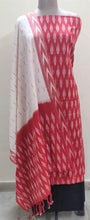 Load image into Gallery viewer, Pochampally Single Ikkat Red Cotton Dress Material SVIK01 - Ethnic&#39;s By Anvi Creations