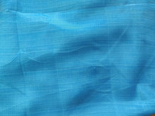 Load image into Gallery viewer, Grey Blue Border Bird Printed Dupion Silk Saree with Blouse Fabric VAS07-Anvi Creations-Brasso Saree